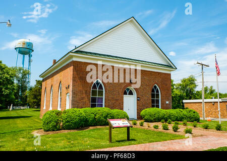 Église chrétienne de Berea, Courthouse Road, Spotsylvania Courthouse, Virginia Banque D'Images