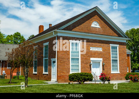 L'Église baptiste, 5101 Massaponax Massaponax Church Road, Fredericksburg, Virginia Banque D'Images