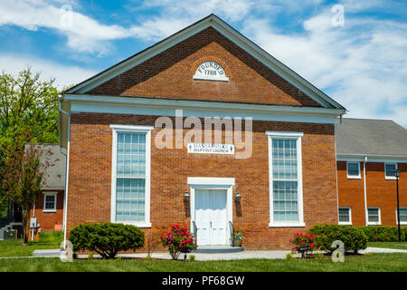 L'Église baptiste, 5101 Massaponax Massaponax Church Road, Fredericksburg, Virginia Banque D'Images