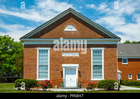 L'Église baptiste, 5101 Massaponax Massaponax Church Road, Fredericksburg, Virginia Banque D'Images