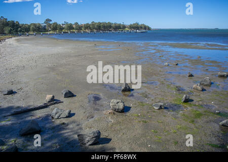 Rivage du lac Illawarra Banque D'Images