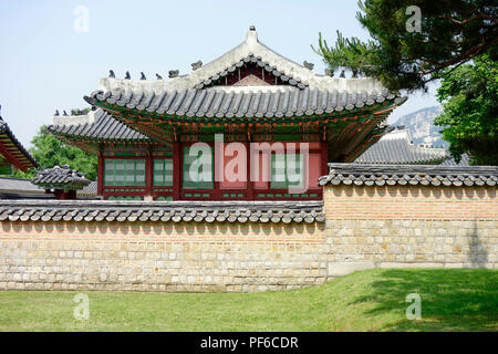 Palais Deoksugung, Séoul, Corée du Sud. Banque D'Images