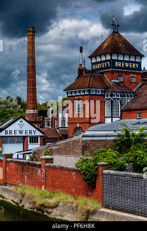 Harvey's Brewery, Lewes, dans le Sussex, UK Banque D'Images