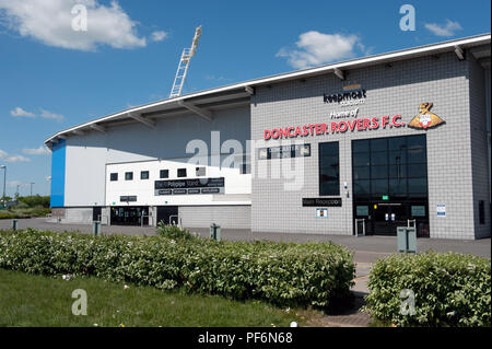 Doncaster Rovers Football Club au stade Keepmoat, Doncaster Banque D'Images