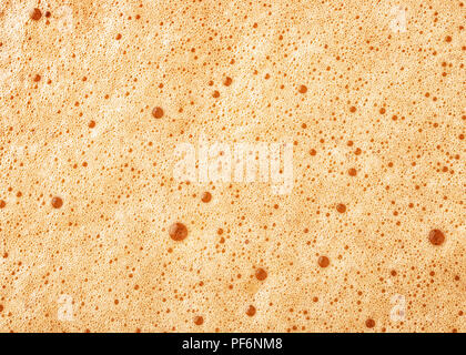 Close up of beer texture mousse Banque D'Images