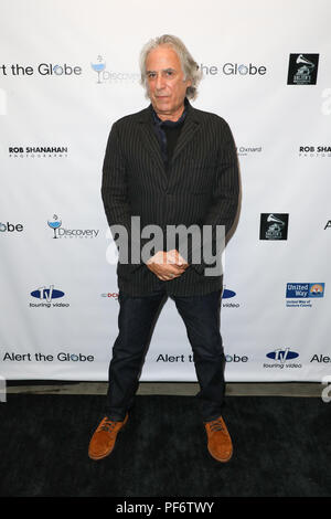 Ventura, Californie, USA. 18 août, 2018. Le guitariste Danny Kortchmar assistant à l'AlertTheGlobe.com Concert événement le 18 août 2018 avec le guitariste légendaire Waddy Wachtel et Rolling Stones chanteur Bernard Fowler a tenu à Discovery Ventura à Ventura, Californie. Credit : Sheri Determan/Alamy Live News Banque D'Images