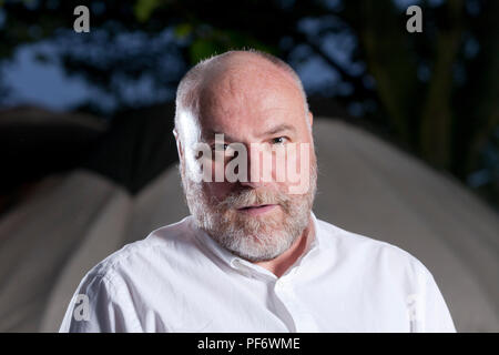 Edinburgh, Royaume-Uni. 19 août, 2018. Alan Parcs nationaux, l'écrivain écossais, à l'Edinburgh International Book Festival. Edimbourg, Ecosse. Photo par Gary Doak / Alamy Live News Banque D'Images