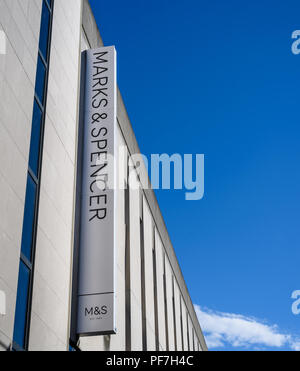 Extérieur de Marks and Spencer magasin de détail dans le centre-ville de Liverpool, Merseyside, Royaume-Uni. Banque D'Images