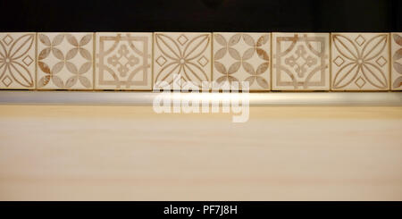 Pearl 600x600. Photo gros plan de la nacre de la mosaïque. Différentes nuances Banque D'Images