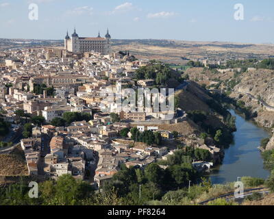 Vue de Tolède, Castille la Manche, Espagne Banque D'Images