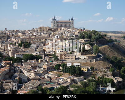 Vue de Tolède, Castille la Manche, Espagne Banque D'Images