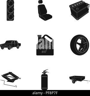 ,Fauteuil,auvent,Black,batterie,bougies,cartouche,cap,voiture collection,charge,extincteur appui-tête,icône,,contact,illustration,jack,isolé,Key,logo,léger,mécanique,motor,huile,noix,vieux,les dépassements,station essence,interdisant,set,volant,signe symbole,pneu,attelage,remorque,camion,tour,web,roues,vecteurs vecteur , Illustration de Vecteur