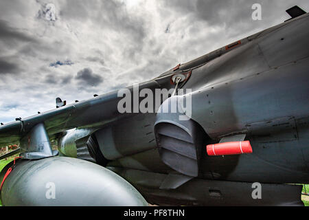 Le busard Saint-Martin, comme le Harrier Jump Jet, est une famille d'attaque à propulsion jet avion capable de décollage et atterrissage verticaux ou courts Banque D'Images