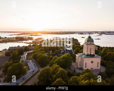 La forteresse de Suomenlinna Sea à Helsinki en Finlande Banque D'Images