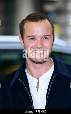 Arthur Hughes lors d'un examen préalable de l'Netflix des innocents au Curzon Mayfair à Londres. Banque D'Images