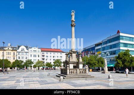 Masarykovo náměstí, Ostrava, Moravskoslezský kraj, Česká republika / place Masaryk, Ostrava, ville au nord de la Moravie, République Tchèque Banque D'Images