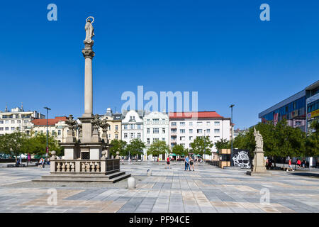 Masarykovo náměstí, Ostrava, Moravskoslezský kraj, Česká republika / place Masaryk, Ostrava, ville au nord de la Moravie, République Tchèque Banque D'Images