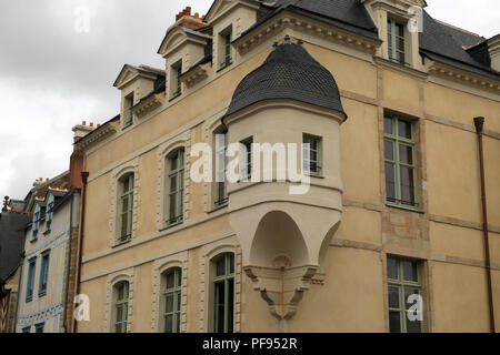 Hôtel Francheville dans Rue Noe, Vannes, Morbihan, Bretagne, France Banque D'Images