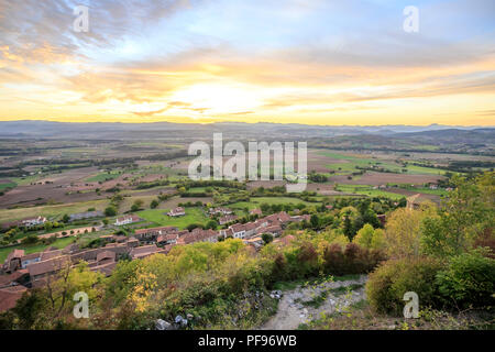 France, Puy de Dome, le Parc naturel régional Livradois Forez, Usson, étiqueté Les Plus Beaux Villages de France (Les Plus Beaux Villages de France), Banque D'Images