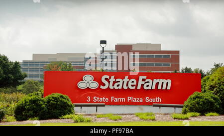 Siège de State Farm, Bloomington, Illinoi Banque D'Images