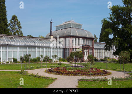 Grande Serre dans le parc Bergpark Wilhelmshöhe, Kassel, Hesse, Allemagne Banque D'Images