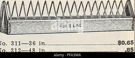 Ce catalogue célèbre le 75e anniversaire de l'entreprise, avec du matériel de jardinage, des semences, des bulbes et des outils agricoles. Il met en évidence une variété d'outils et de fournitures pour un jardinage réussi, des dévidoirs aux bobines de jardin, avec des descriptions détaillées des produits et des prix pour l'édition anniversaire. Banque D'Images