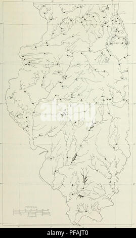 . Les rejets de faible débit souhaitable la mise en eau des réservoirs : l'habitat du poisson et le réservoir des coûts. Réservoirs ; poissons ; diffuser les mesures. -9-. La figure 1. T.ocations de 123 stations de mesure de l'étude. Veuillez noter que ces images sont extraites de la page numérisée des images qui peuvent avoir été retouchées numériquement pour plus de lisibilité - coloration et l'aspect de ces illustrations ne peut pas parfaitement ressembler à l'œuvre originale.. Singh, Krishan P ; Ramamurthy, Ganapathi S ; l'Illinois. Environmental Protection Agency. Champaign, Illinois : Illinois Institute of Natural Resources, Division de l'état de l'eau, l'eau de surface Banque D'Images