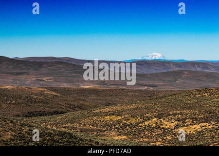 Eastern Washington vaste étendue Palouse desert view avec ciel bleu Banque D'Images