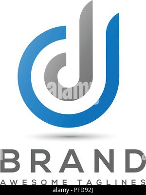Résumé Lettre d'éléments du modèle de conception de logo. Résumé lettre JJ. Lettre d'affaires JJ logo design vector Illustration de Vecteur