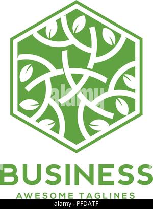 Société d'architecture ou d'environnement dans une forme de fenêtre arc vert avec des feuilles vertes signe pour acheter des fenêtres ou des portes à partir de matériaux naturels Illustration de Vecteur