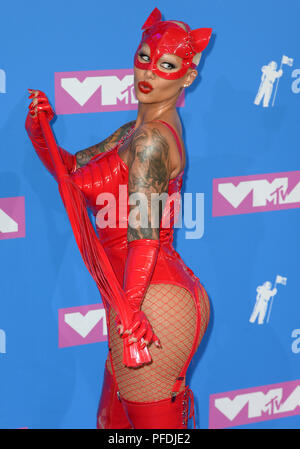 L'Amber Rose participant à la 2018 MTV Video Music Awards qui a eu lieu au Radio City Music Hall à Los Angeles, USA. Photo date : lundi 20 août 2018. Voir Histoire PA D'ATTÉNUATION SHOWBIZ. Crédit photo doit se lire : PA/PA Wire Banque D'Images