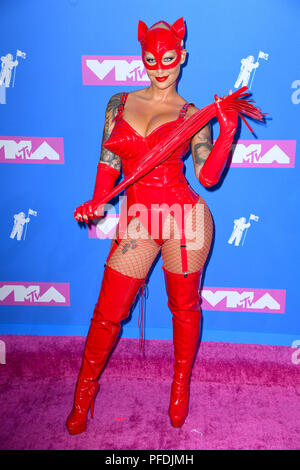 L'Amber Rose participant à la 2018 MTV Video Music Awards qui a eu lieu au Radio City Music Hall à Los Angeles, USA. Photo date : lundi 20 août 2018. Voir Histoire PA D'ATTÉNUATION SHOWBIZ. Crédit photo doit se lire : PA/PA Wire Banque D'Images