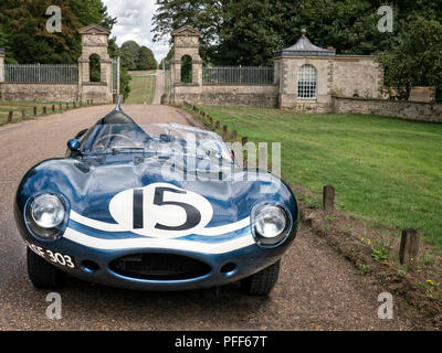 1956 Jaguar D Type XKSS713 603. Ecurie Ecosse 2e voiture de l'équipe en 1957 24 heures du Mans Banque D'Images