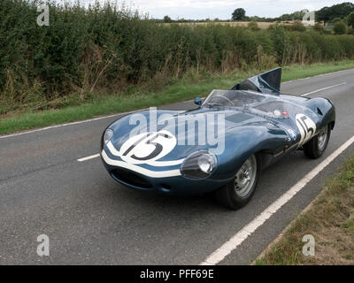 1956 Jaguar D Type XKSS713 603. Ecurie Ecosse 2e voiture de l'équipe en 1957 24 heures du Mans Banque D'Images