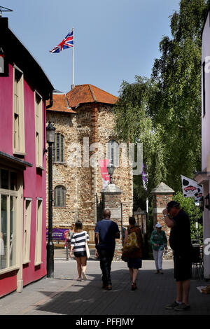 COLCHESTER CHÂTEAU NORMAN , Essex, UK Banque D'Images