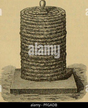 DAS Buch von der Biene discute des techniques d'apiculture, en se concentrant sur le soin et la gestion des abeilles, la construction de ruches et l'importance des abeilles dans l'agriculture. Il met en évidence l'utilisation des produits apicoles et l'importance environnementale des abeilles dans la pollinisation. Banque D'Images