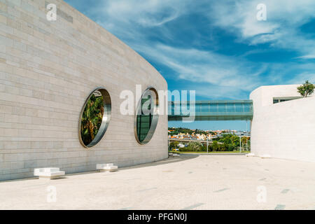 Lisbonne, Portugal - 23 août 2017 : Fondation Champalimaud Centre pour l'inconnu est un centre biomédical fondé en 2004 à Lisboa Ville de Portugal Banque D'Images