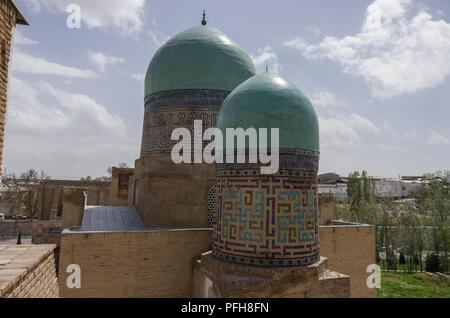 Shah-i-Zinda commémoratif de la nécropole, à Samarkand, Ouzbékistan. UNESCO World Heritage Banque D'Images