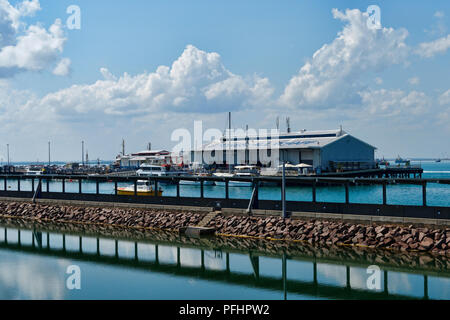 Stokes Hill Wharf, Darwin, Territoire du Nord, Australie Banque D'Images