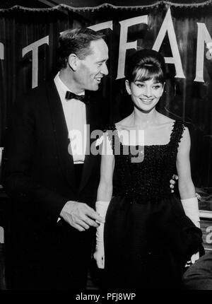 Audrey Hepburn, Mel Ferrer, 1961 Banque D'Images