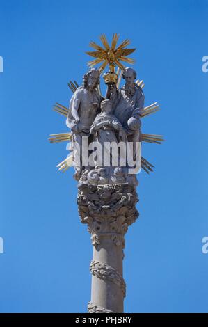 La Slovaquie, Trnava, statue sainte Trinité Banque D'Images