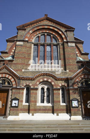 La Grande-Bretagne, l'Angleterre, Londres, Bayswater, cathédrale grecque orthodoxe de Saint Sophia, façade Banque D'Images