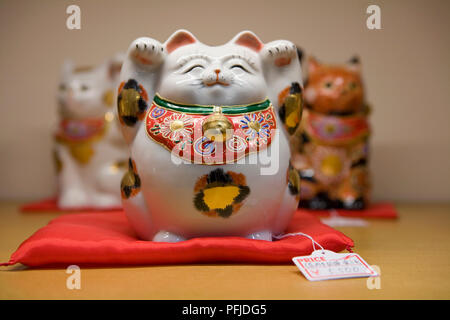 Maneki Neko japonais Banque D'Images