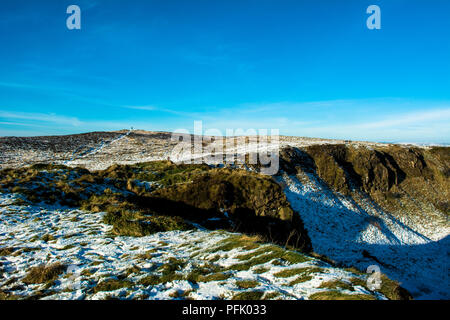 Cave Hill Country Park Belfast Irlande du Nord couvert de neige Banque D'Images