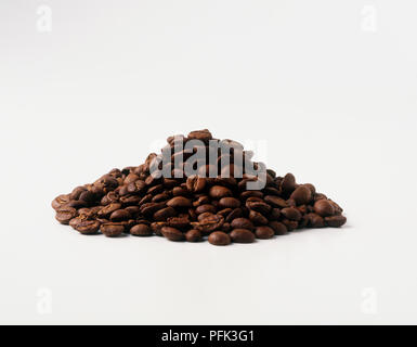 Tas de grains de café Banque D'Images