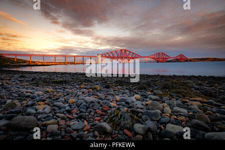 Forth Rail Bridge, Queensferry, Edinburgh Banque D'Images