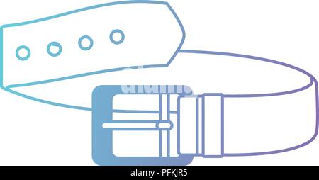 L'icône de la ceinture élégante masculin Illustration de Vecteur