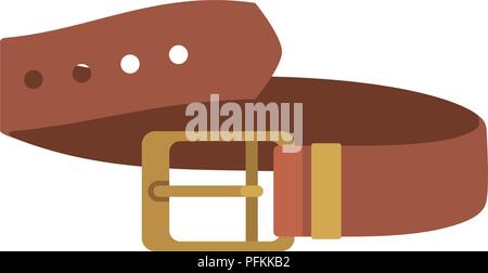 L'icône de la ceinture élégante masculin Illustration de Vecteur