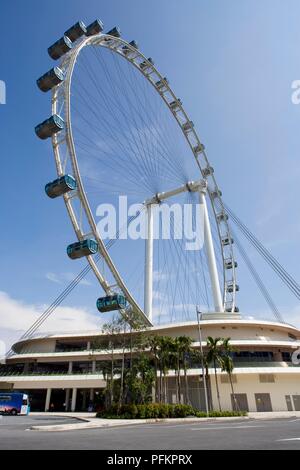 Singapour, Singapore Flyer, grande roue Banque D'Images