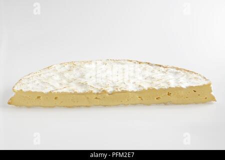 Français tranche de brie de Meaux Banque D'Images